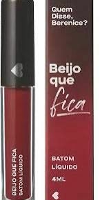 Batom Líquido supermatte Beijo que fica QDB na internet