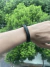 Axor Pulseira magnética de couro preto PU masculino - Jump