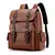 Mochila masculina grande de couro PU na internet