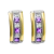 Aros medio sinfín clásicos - Plata y oro - NIC joyas
