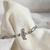 Pulsera Cruz Plateada
