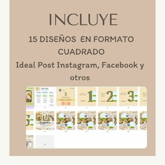 30 Plantillas para Instagram y RRSS (Pack "Nutricionista") - comprar online