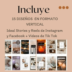 30 Plantillas para Instagram y RRSS "Velas Artesanales" en internet