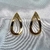 Brinco Argola Dupla Gota
