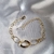 Conjunto Pulseira e Brincos de Argolas - comprar online