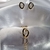 Conjunto Pulseira e Brincos de Argolas