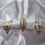 Conjunto de Brinco e Pulseira Folhas - comprar online
