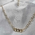 Conjunto Três elos Colar, Pulseira, Brinco com Zircônia na internet