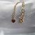Conjunto Três elos Colar, Pulseira, Brinco com Zircônia