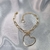 Pulseira com Pingente Coração