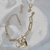 Conjunto Pulseira Cadeado e Brinco com Zircônia Coração Transparente na internet