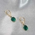Brinco com Zircônia Verde