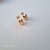 Brinco Meia Argola Gota Lisa