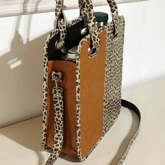 Bolso Matero Animal Print. Ecocuero. - Mimbi mates