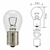 Imagen de Kit X10 Lamparas 1 Filamento 21w 24v 9507 Ambar Marca Hella