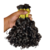 Cabelo Humano cacho caipira 35cm- Castanho