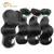 Cabelo encaracolado indiano curto bundles com fechamento circular, cabelo humano