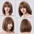 perucas sintéticas peruca curta pirucas feminina Peruca de cabelo sintético, m - Marlene Moura
