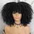 Imagem do Peruca encaracolada Afro do cabelo curto com franjas