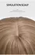 perucas sintéticas peruca curta pirucas feminina Peruca de cabelo sintético, m - comprar online