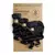 Cabelo encaracolado indiano curto bundles com fechamento circular, cabelo humano - comprar online