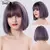 perucas sintéticas peruca curta pirucas feminina Peruca de cabelo sintético, m - Marlene Moura