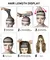 perucas sintéticas peruca curta pirucas feminina Peruca de cabelo sintético, m - comprar online