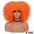 Peruca encaracolada Afro do cabelo curto com franjas na internet