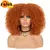 Peruca encaracolada Afro do cabelo curto com franjas - loja online