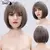 perucas sintéticas peruca curta pirucas feminina Peruca de cabelo sintético, m - comprar online