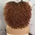 Peruca encaracolada Afro do cabelo curto com franjas - Marlene Moura