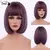 perucas sintéticas peruca curta pirucas feminina Peruca de cabelo sintético, m na internet