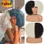Peruca encaracolada Afro do cabelo curto com franjas na internet