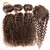 Cabelo encaracolado indiano curto bundles com fechamento circular, cabelo humano na internet