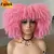Peruca encaracolada Afro do cabelo curto com franjas - comprar online