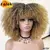 Peruca encaracolada Afro do cabelo curto com franjas - comprar online