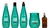Clorofitum Zero Poo Sh e Co-Wash e Ativ e Másc e Caut 100 ml