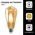 Kit 2 Lâmpadas Filamento Led Retrô Vintage 4w Quente St64 - Smart Store