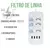 Régua Filtro de Linha com 7 Tomadas Extensão Elétrica 1 Universal 4 USB Bivolt 10A 110v/220v Cabo de 2 Metros - Smart Store