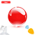 Orb - Boomerangue com luzes LED - Smart Store