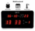 Relogio Digital de Parede com LED com Calendario e Sensor de Temperatura - LK-1019