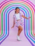 Conjunto trijunto infantil e juvenil verão menina kimono + blusa + short flores coração love lilas na internet