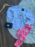 Conjunto infantil menina inverno meia estação margarida blusa manga comprida + legging cotton - Elegance Store