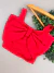 blusa croped infantil juvenil laço vermelho natal tamanho 8 e 16