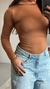 Body Gola Alta - Marrom