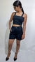 Conjunto Alfaiataria Sintonia (short + cropped) - Preto - comprar online