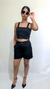 Conjunto Alfaiataria Sintonia (short + cropped) - Preto na internet