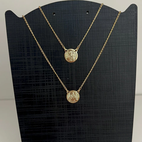 Escapulário dourado