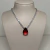 colar riviera com pingente gota