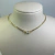 Choker elo grumet com pingente zircônia cristal - comprar online